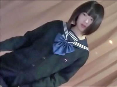 白パンツの超純粋そうなJKがまさかの援交ハメ